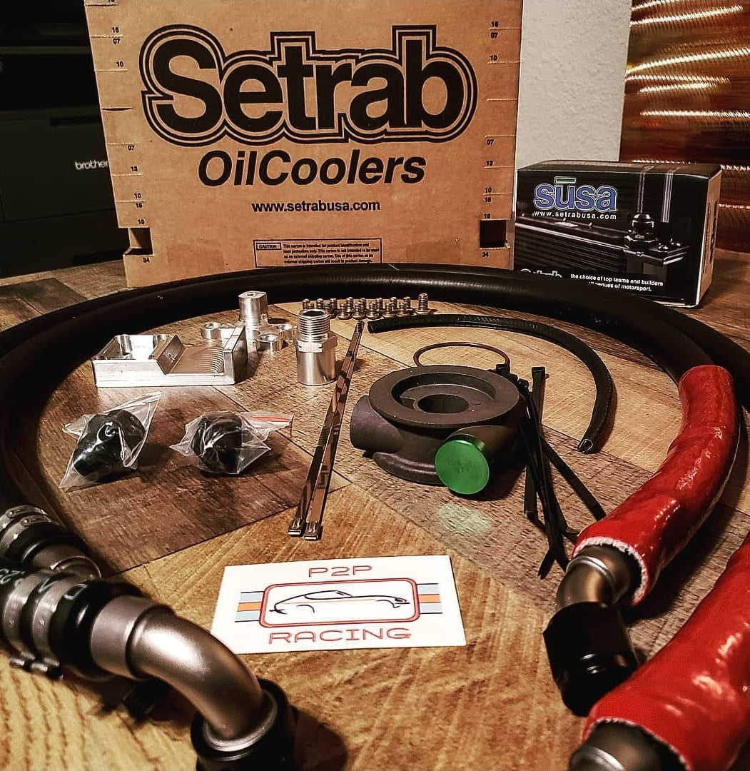 P2P Racing FA and EJ Oil Cooler Kit - PnP