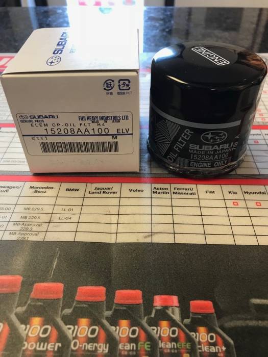 Tokyo Roki Engine Oil Filter - Subaru All Years